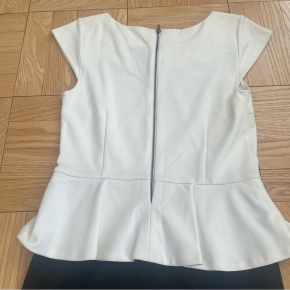 5|48 Peplum Dress XS - Black & White - Picture 4 of 7